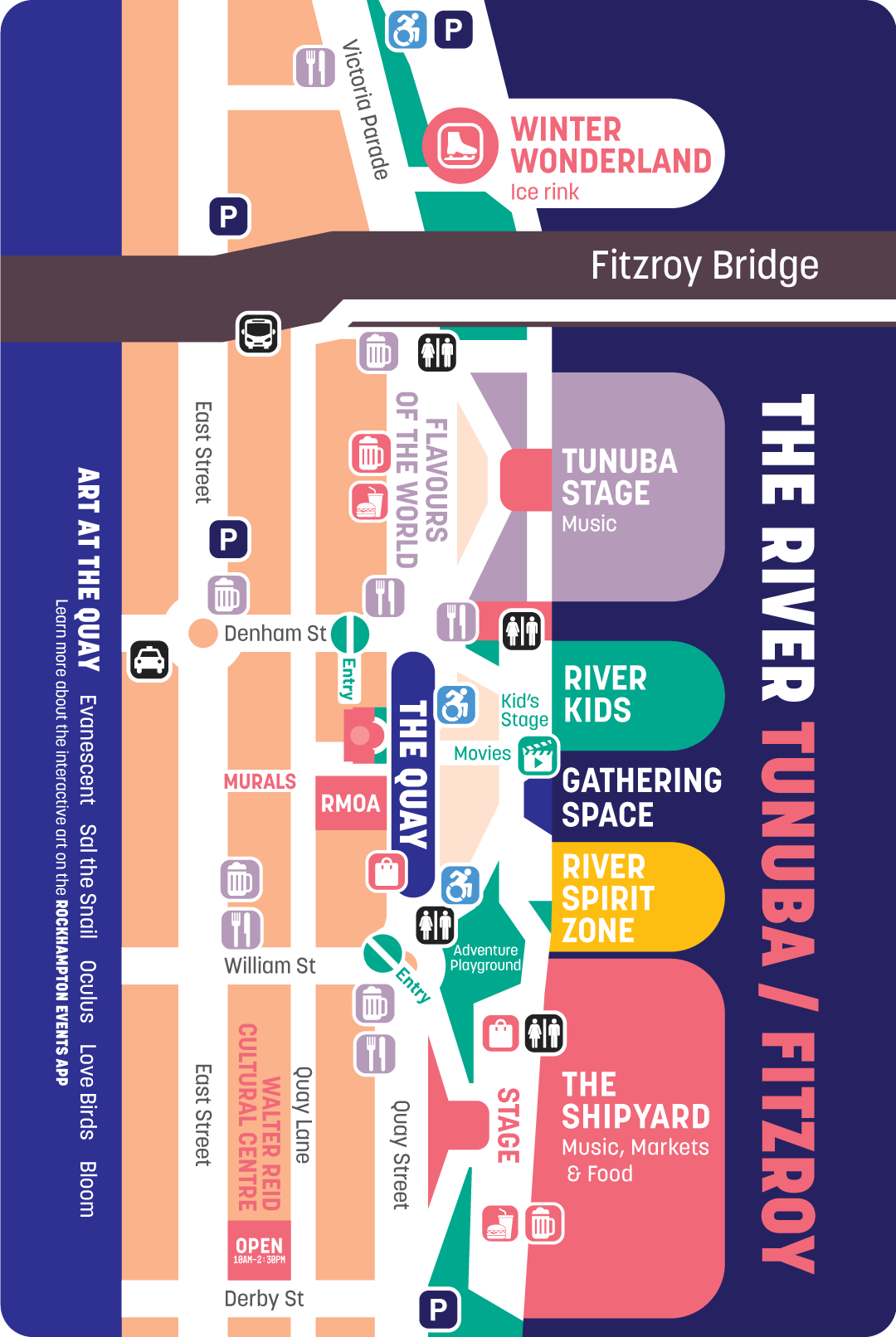 River Fest Map - Rockhampton River Festival 2023 Precinct Map